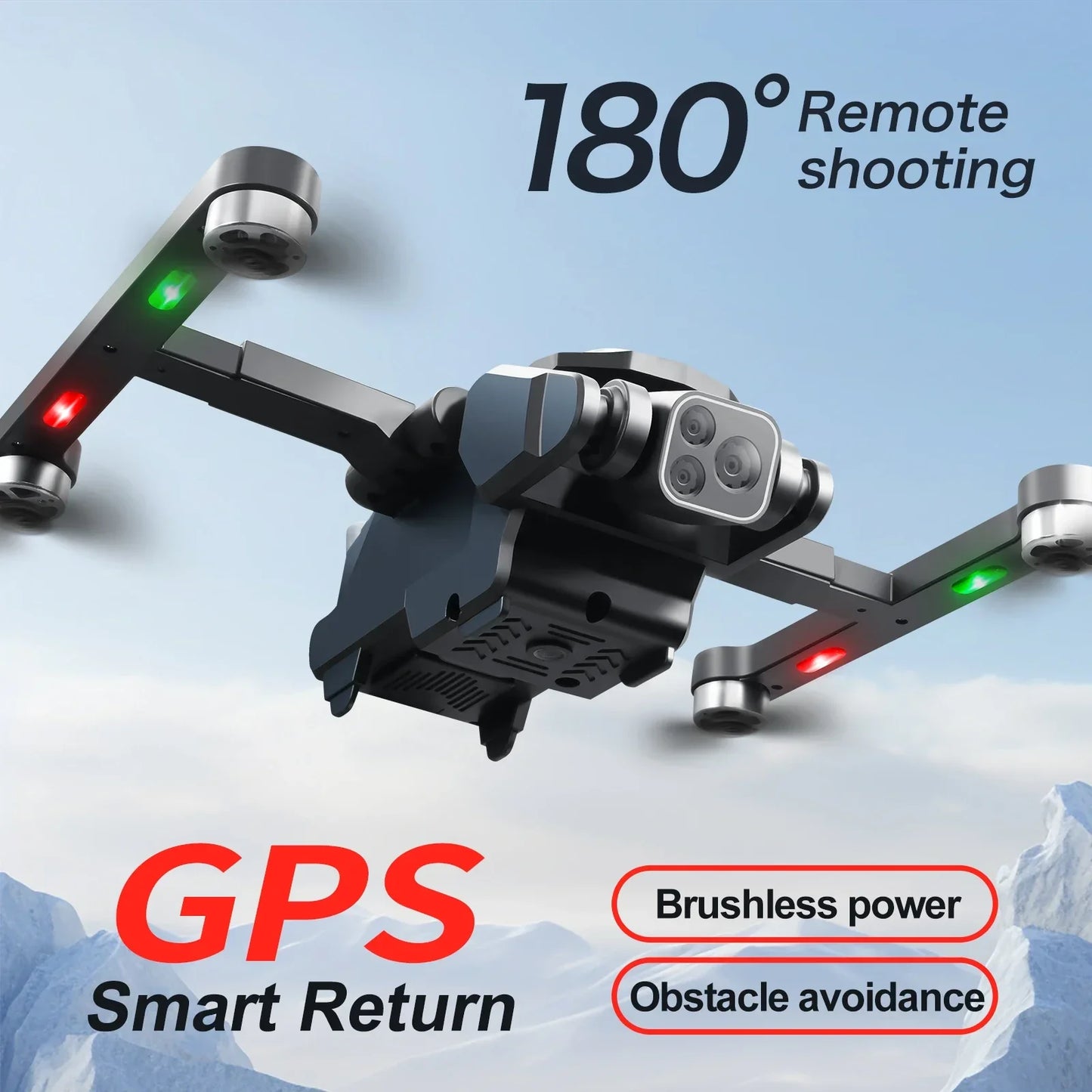 S188 GPS Rc Drone 4K HD Dual Camera