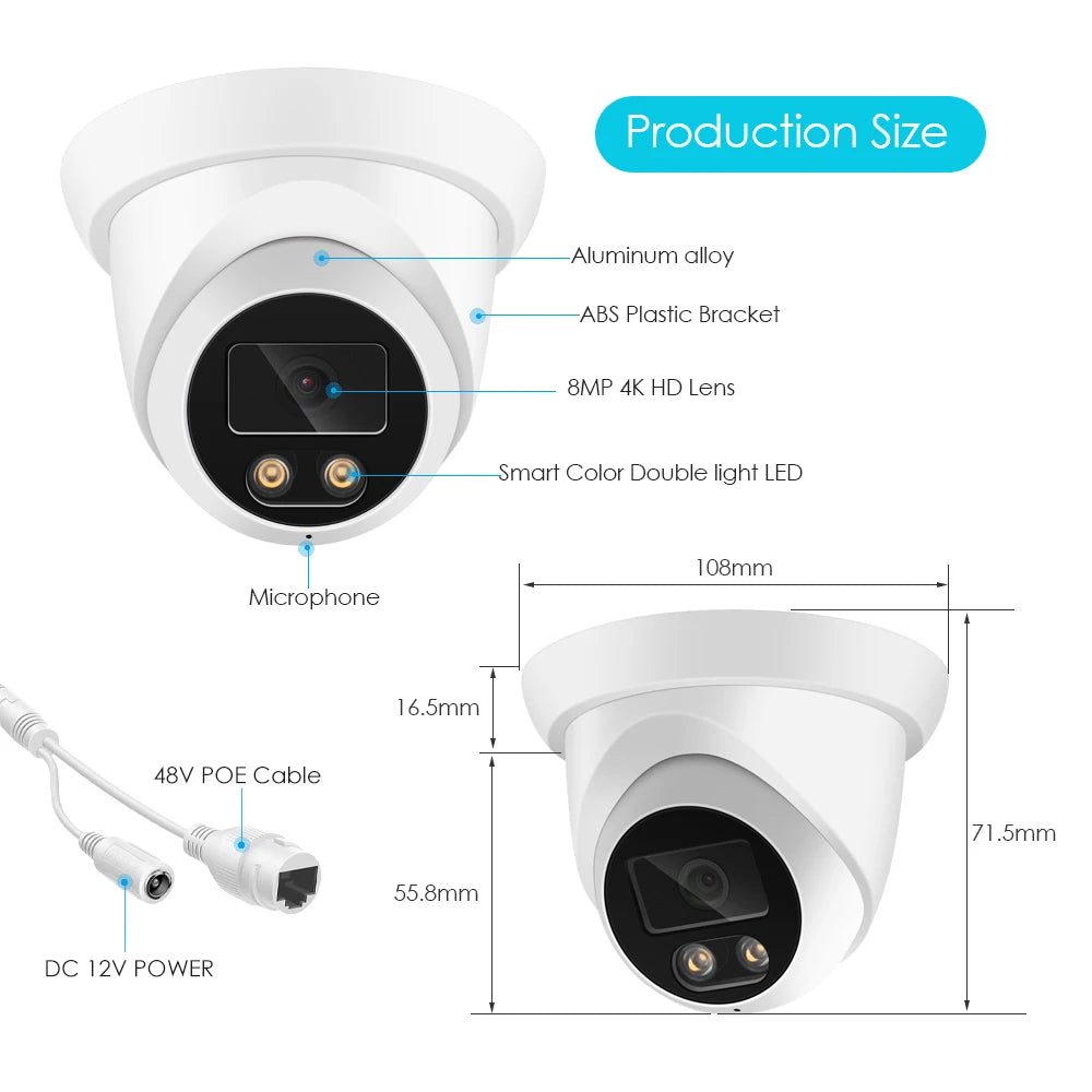 New 4K 8MP IP Camera