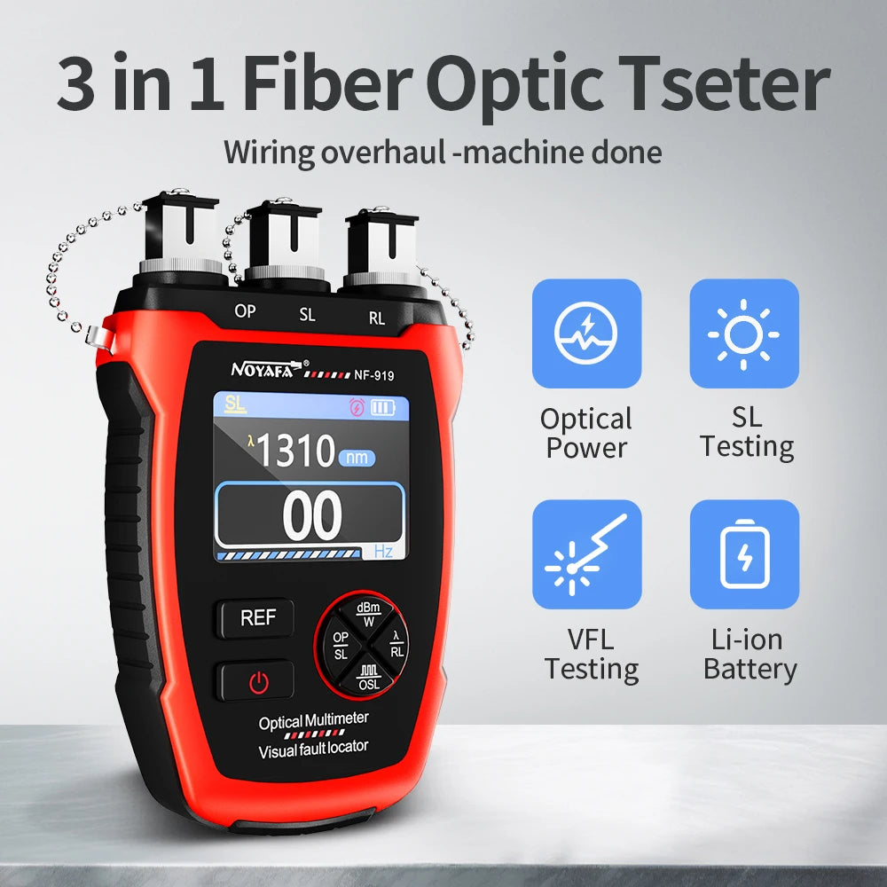 NF-919 Mini Optical Power Meter Visual Fault Locator Network Cable Test