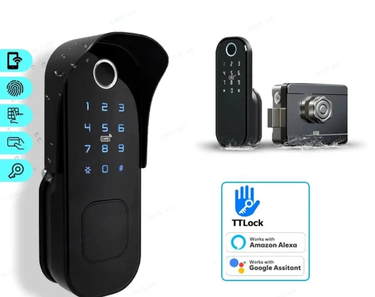 New Fingerprint Waterproof Outdoor Garden Lock