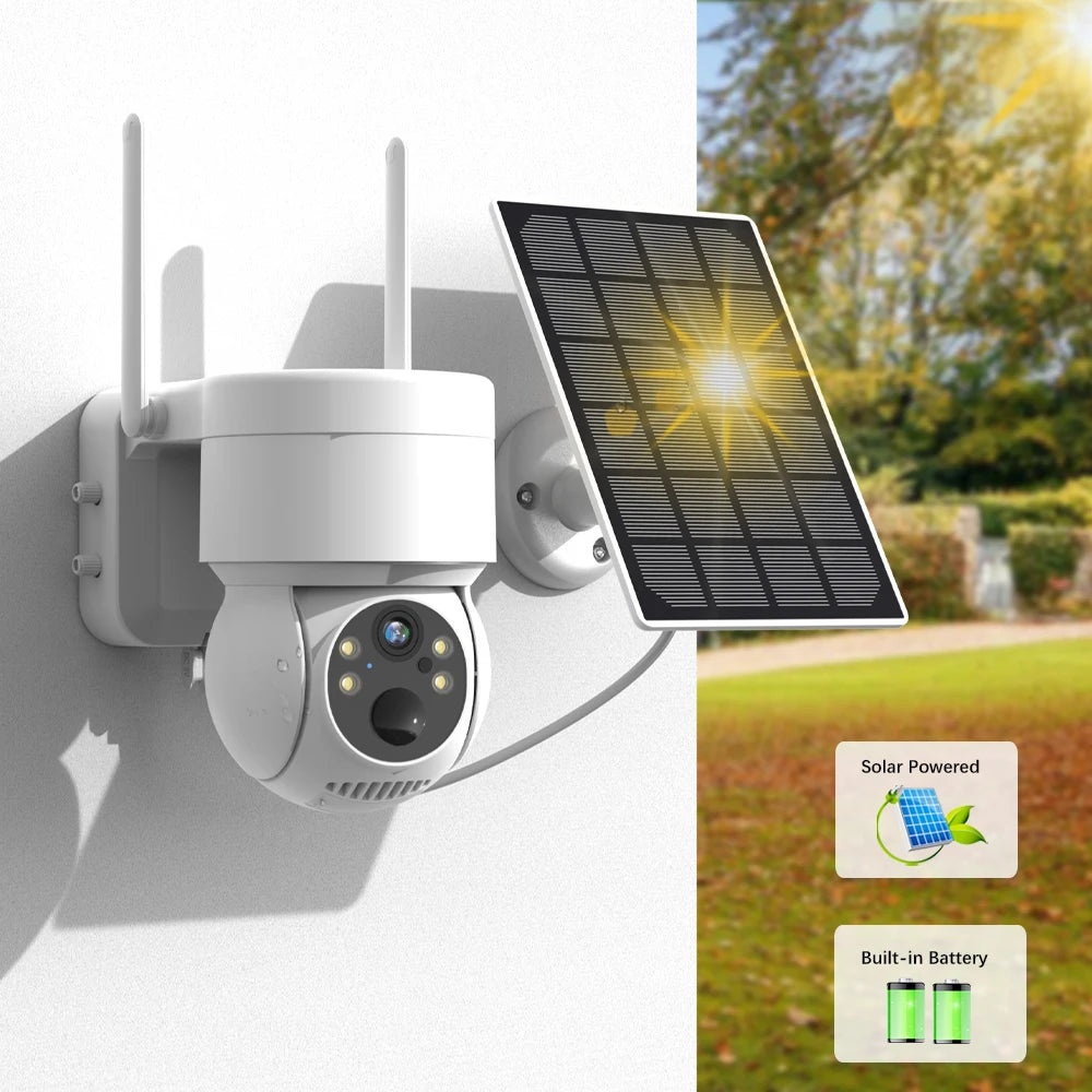 WiFi PTZ Camera Outdoor Wireless Solar IP Camera