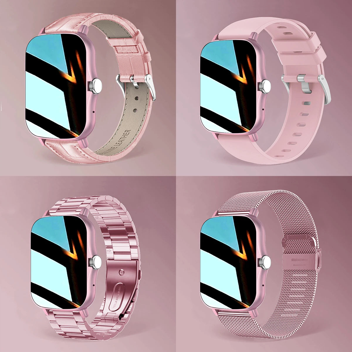 New +3pc Straps Smart Watch