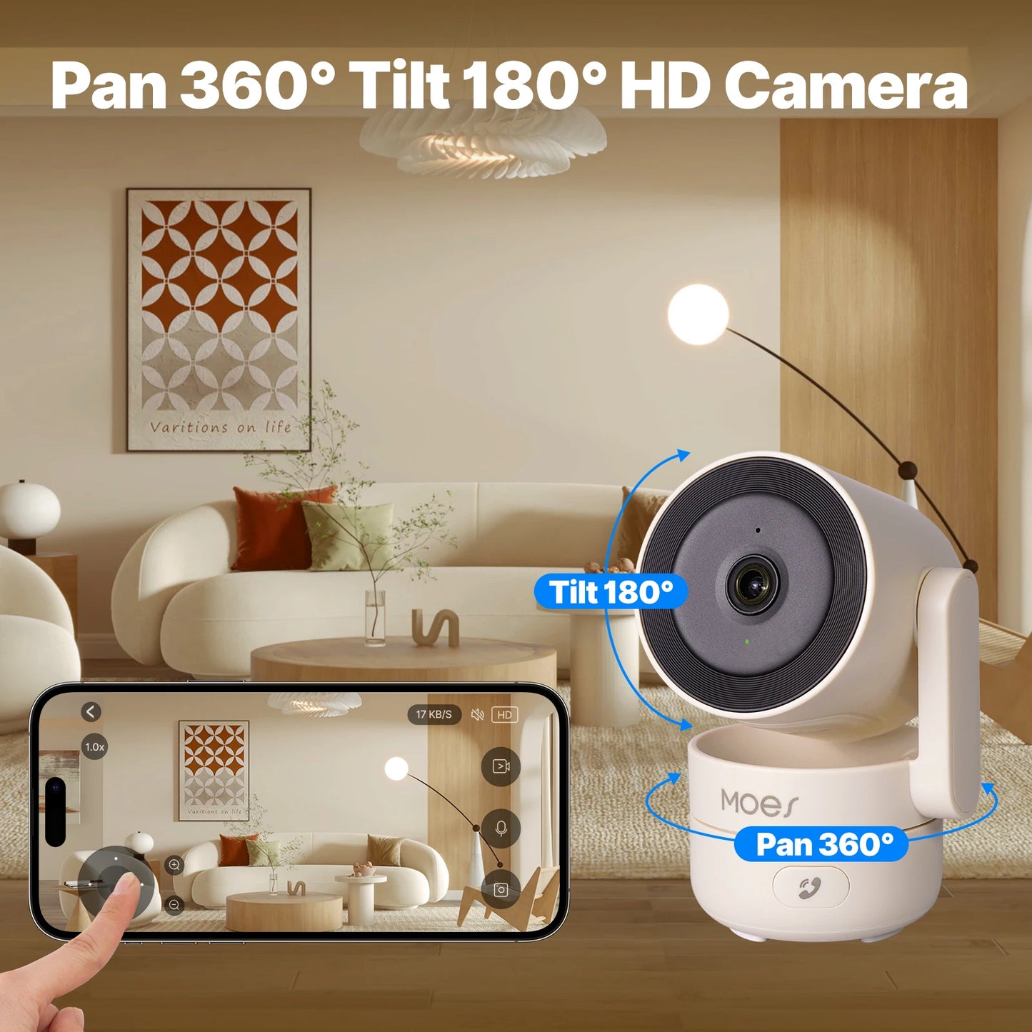 Indoor Pan/Tilt Smart Security Camera