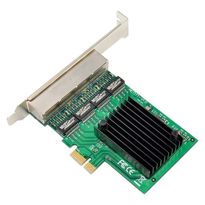 RJ-45 4-Port Ethernet Server Adapter