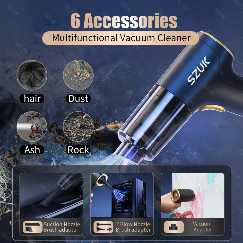 98000PA Car Vacuum Mini Cleaning Machine