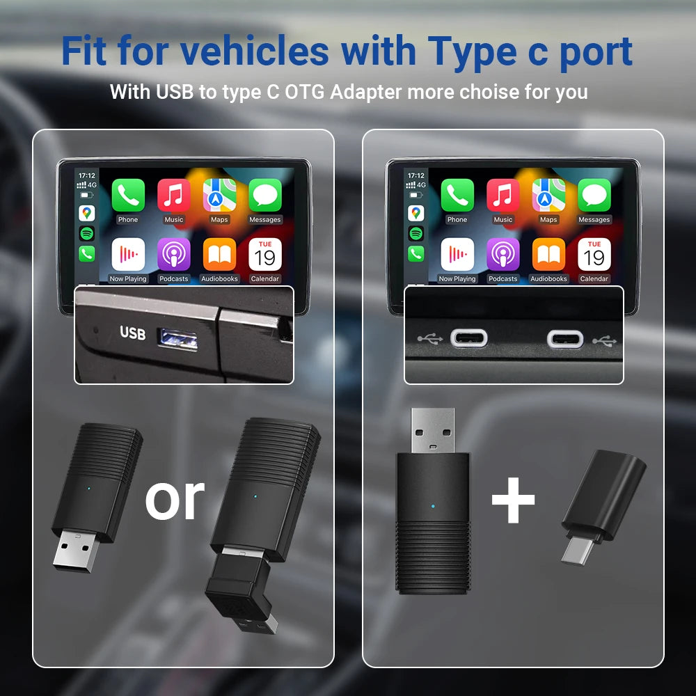 MINI Wireless CarPlay Adapter USB Stick Car Accessories