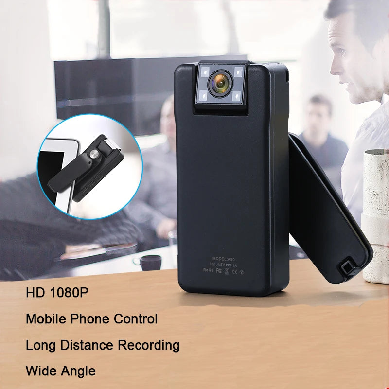 1080P Mini Digital Camera WIFI Remote Control 150 Degrees