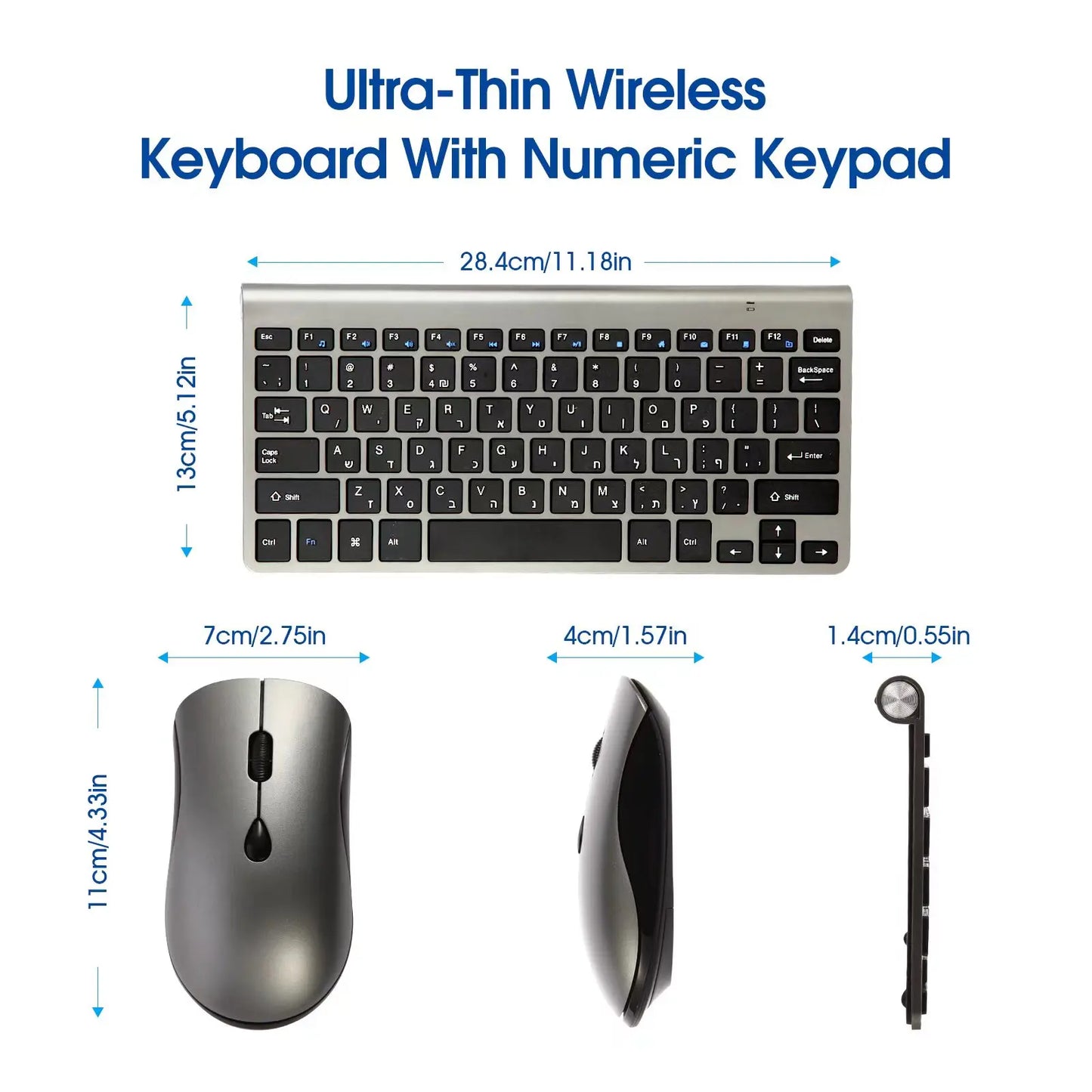 2.4G Wireless Keyboard and Mouse