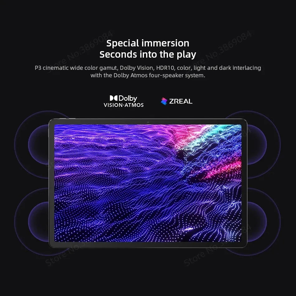 12.7" 144Hz Screen 10200mAh 13MP Camera Android ZUI 15 Tablet