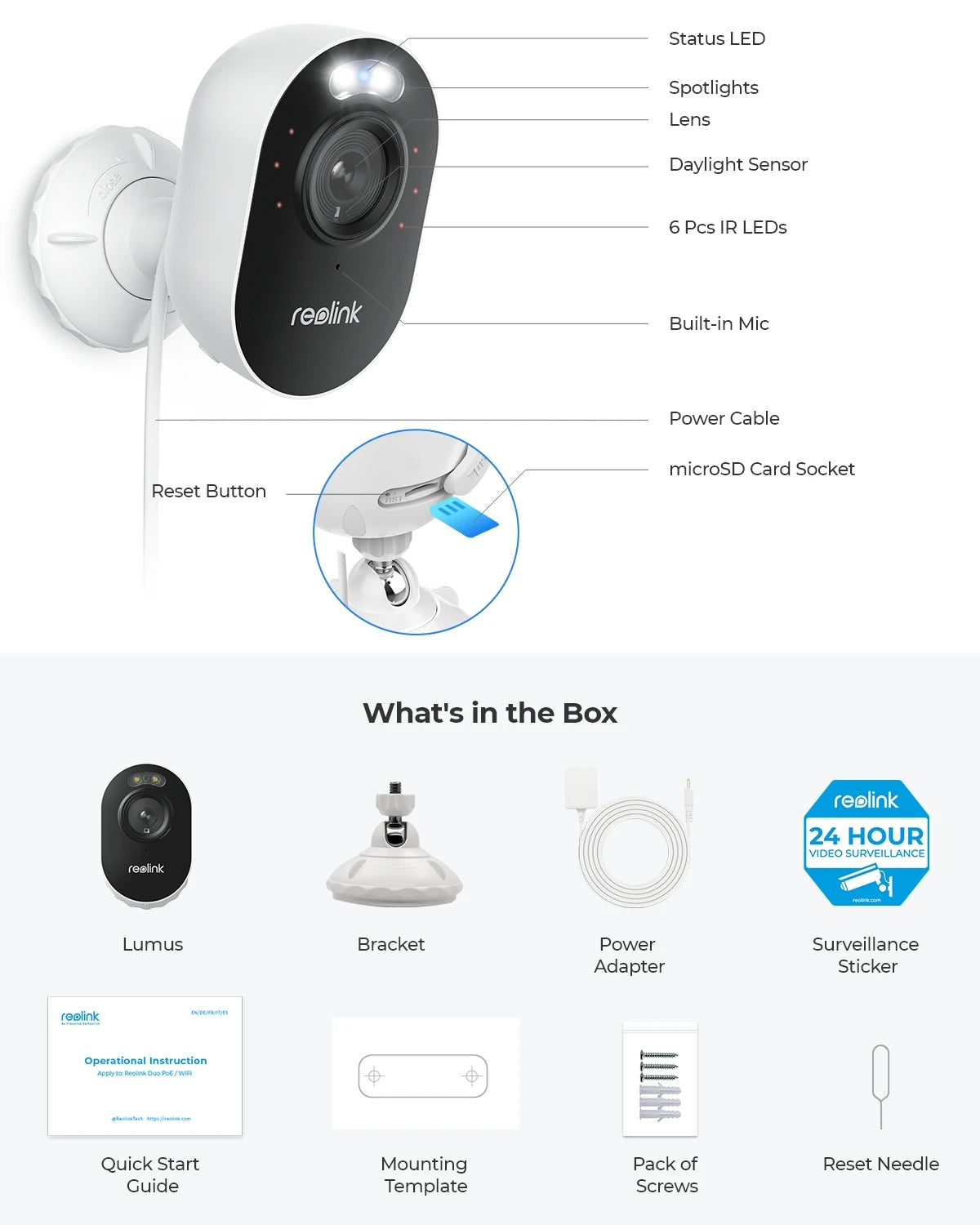 Reolink 4MP Cube WiFi Outdoor Camera