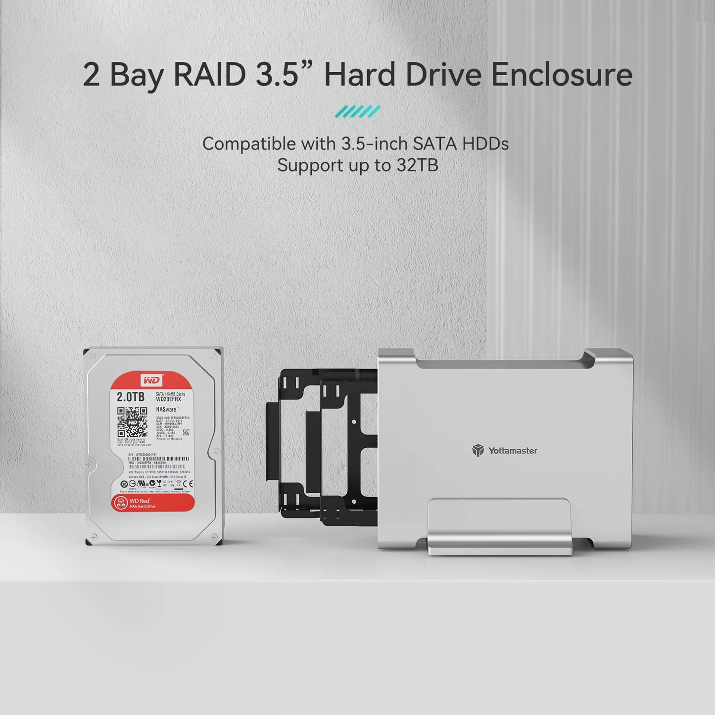 Yottamaster 2Bay HDD RAID Enclosure