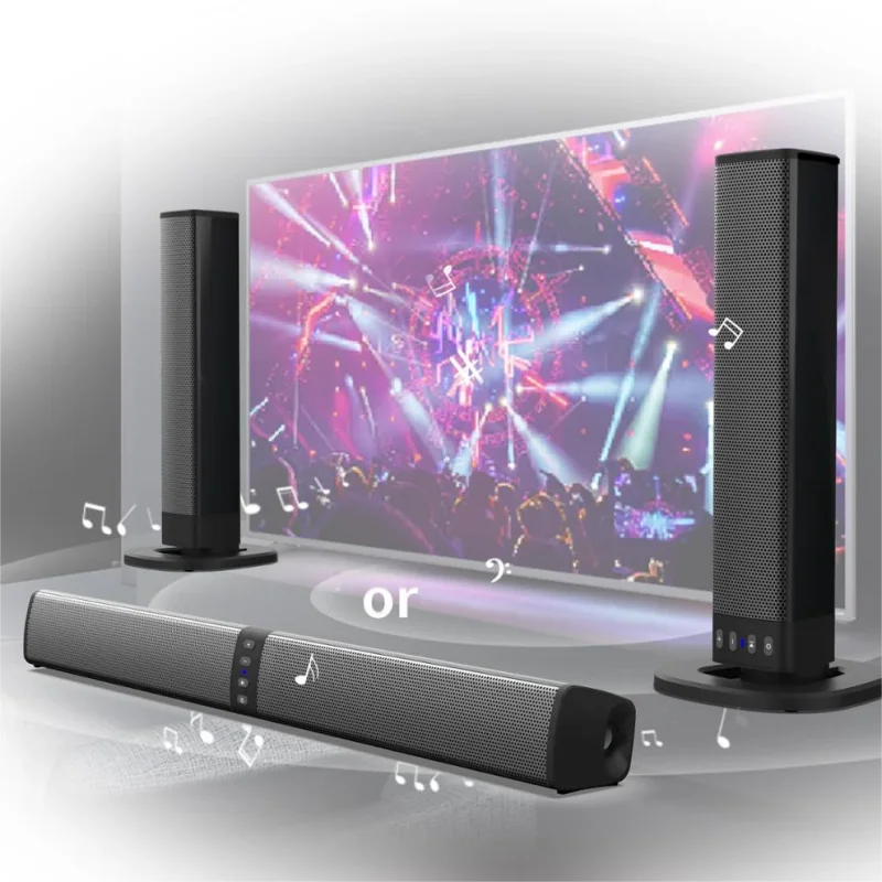 Powerful Soundbar Sound Radio Blaster Bar Audio TV PC Computer