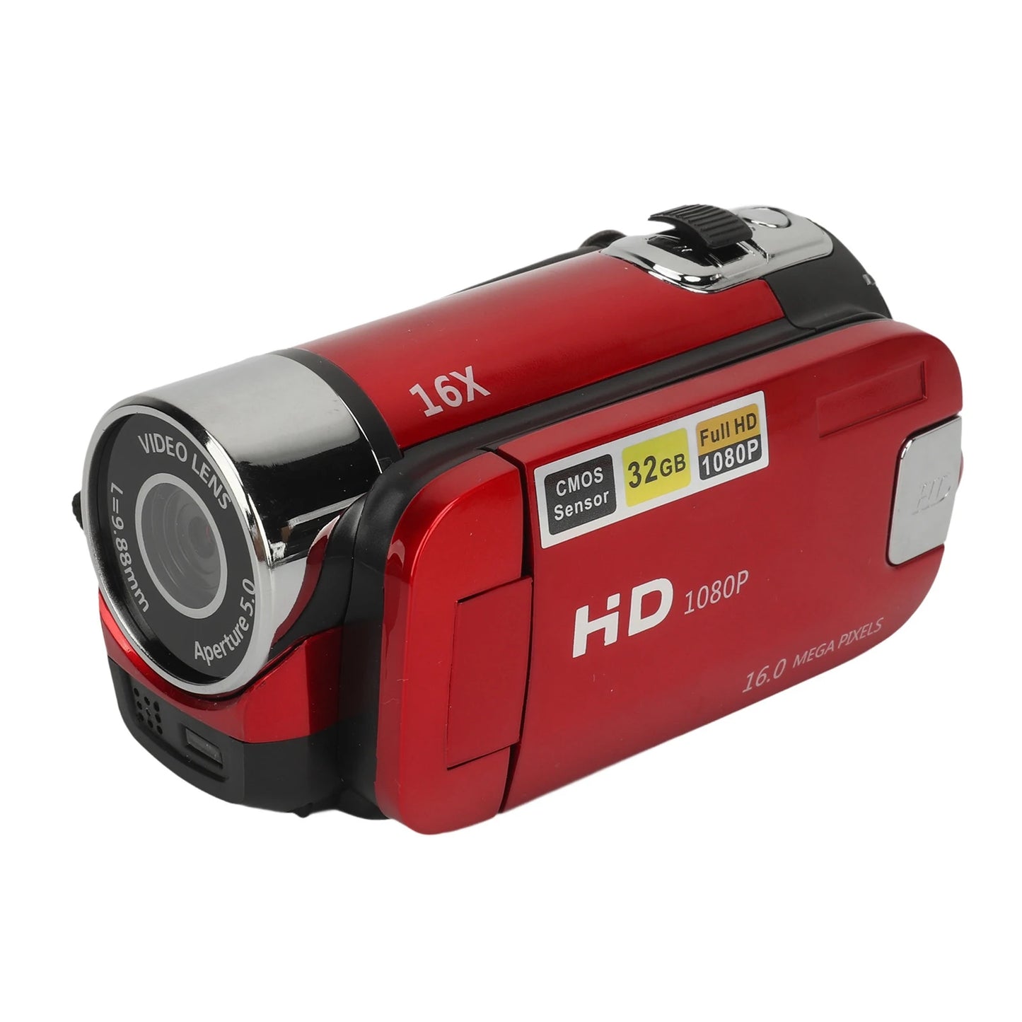 1080P 16MP Digital Camera 2.4 Inch Rotatable Screen Camcorder