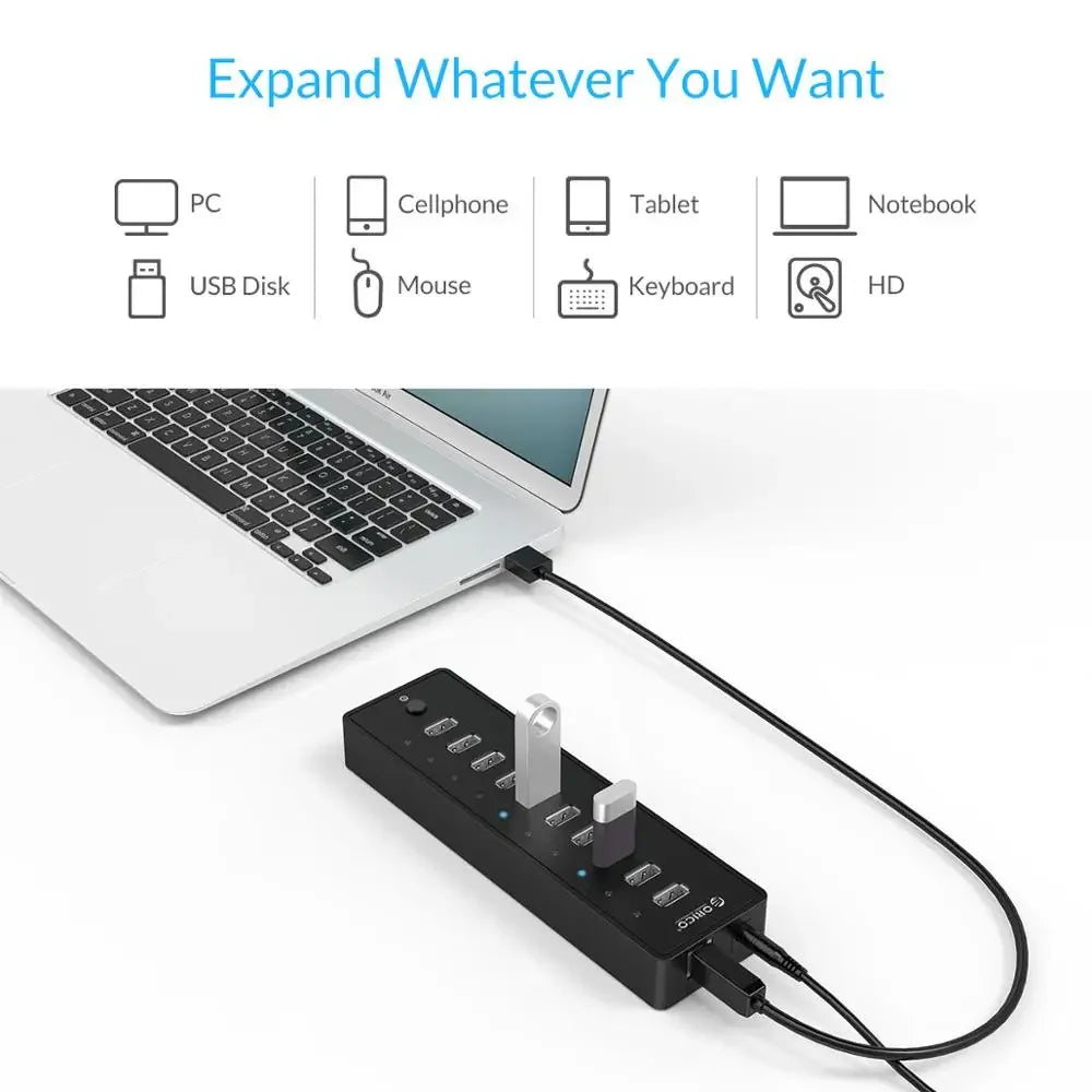 High Speed USB Splitter PC Computer Accessories