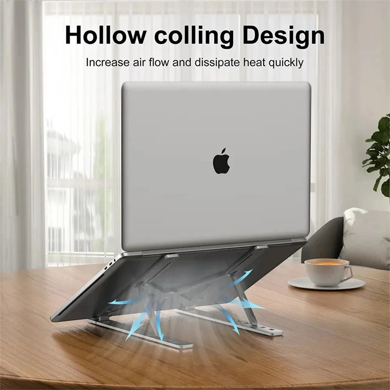 Foldable Laptop Stand ABS Portable Notebook Support Base Holder