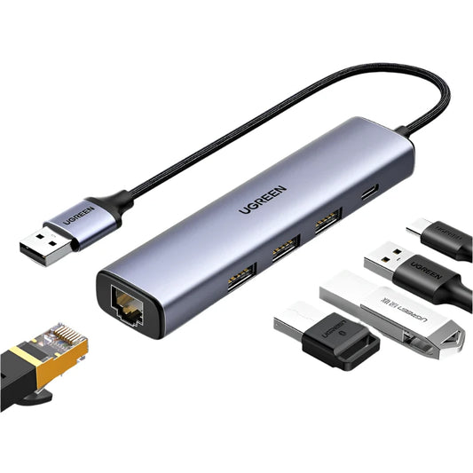 UGREEN USB Ethernet USB 3.0 2.0 to RJ45 HUB