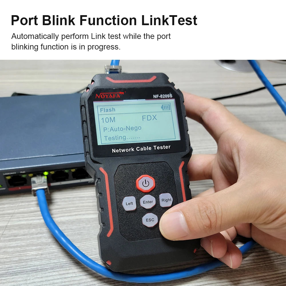 NOYAFA NF-8209S Lan Measure Tester Network Tools