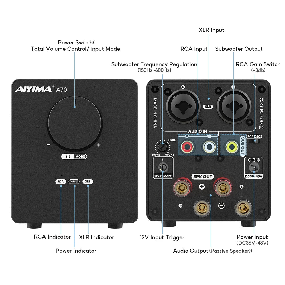 New AIYIMA A70 Audio Amplifier