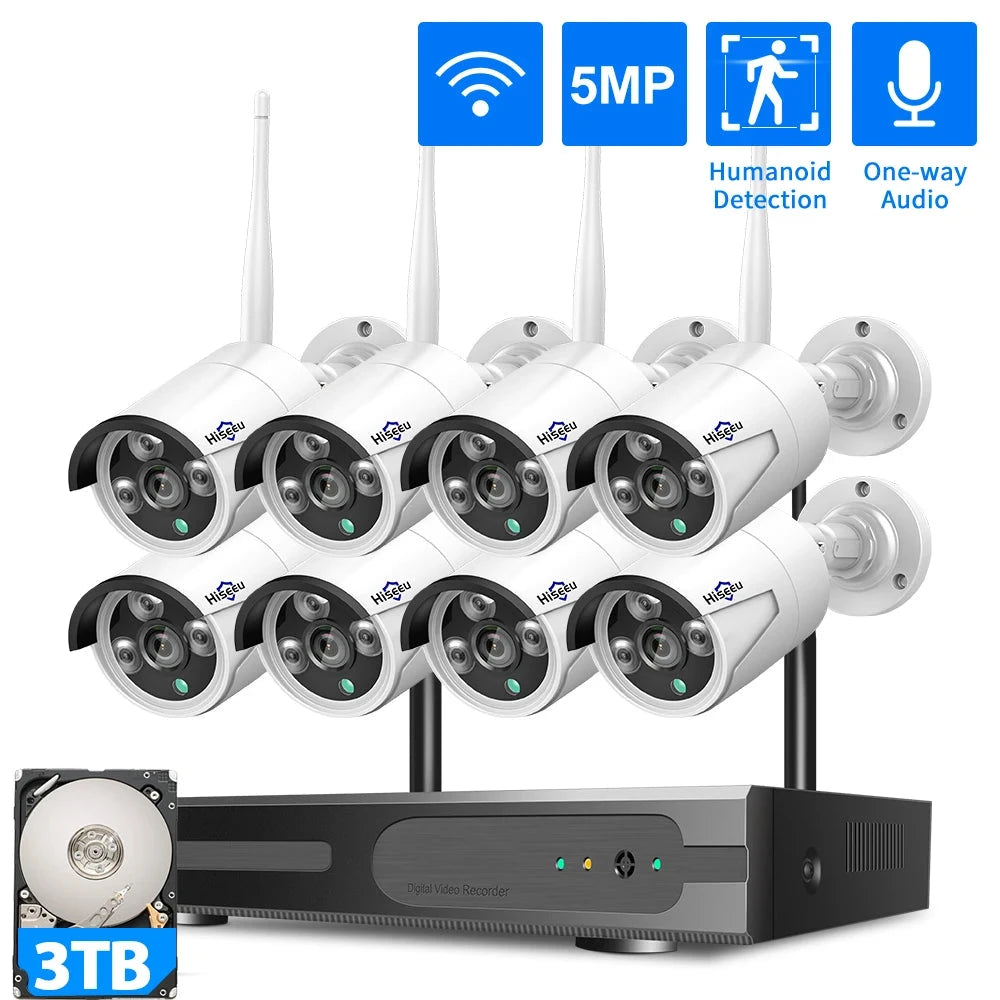 New Hiseeu 5MP WiFi CCTV Camera