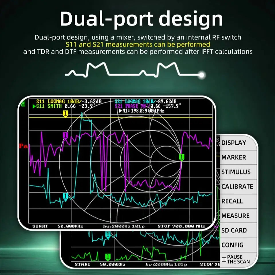 2024 New NanoVNA-P5 3.98 Inch Vector Network Analyzer