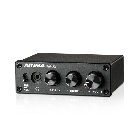 Headphone Amplifier Coaxial Optical Output Stereo Gaming DAC