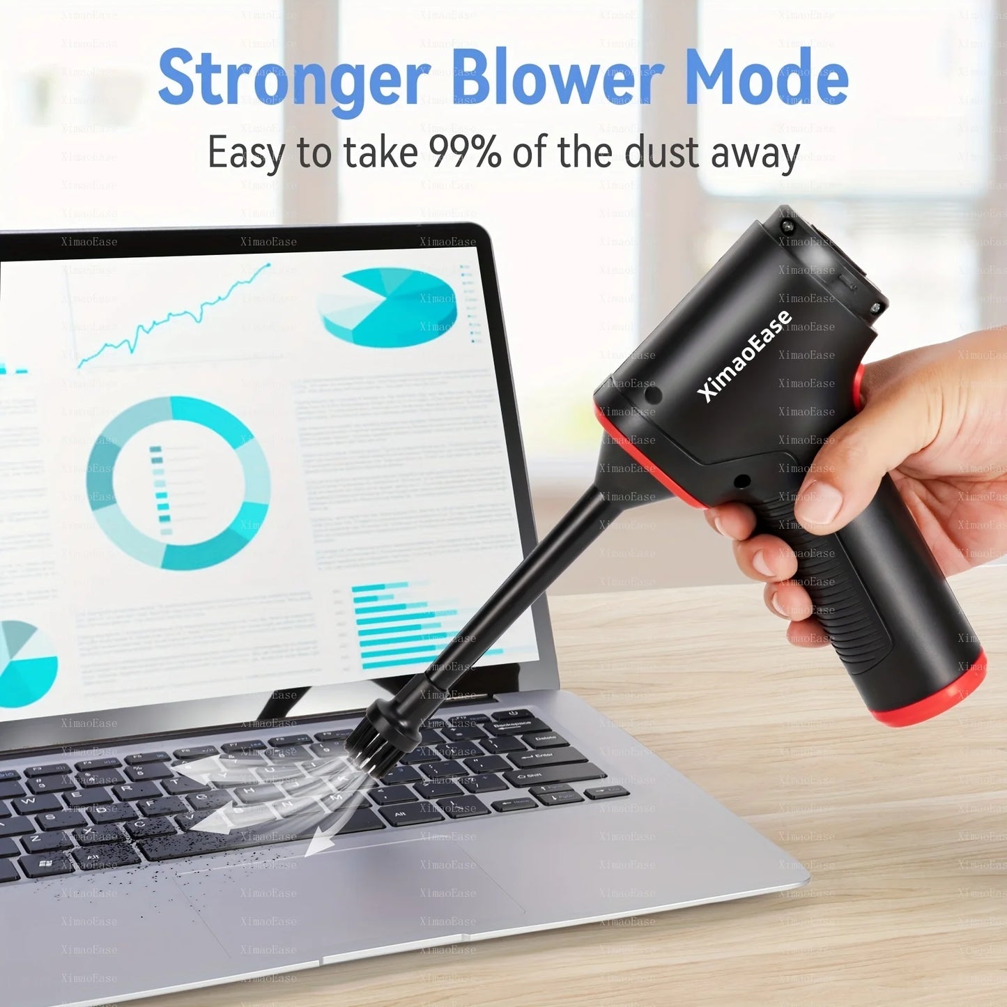 New 50000PA Mini Portable Wireless Vacuum Cleaner