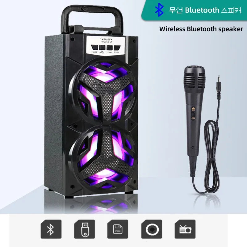 10W Karaoke Outdoor Portable Sound Box Speaker