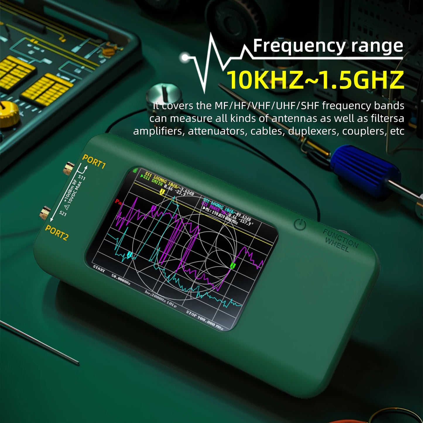 2024 New NanoVNA-P5 3.98 Inch Vector Network Analyzer