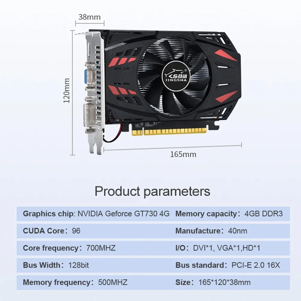 New GT730 4GB Video Card