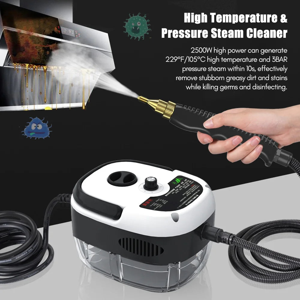 New 2500W Handheld Steam Cleaner