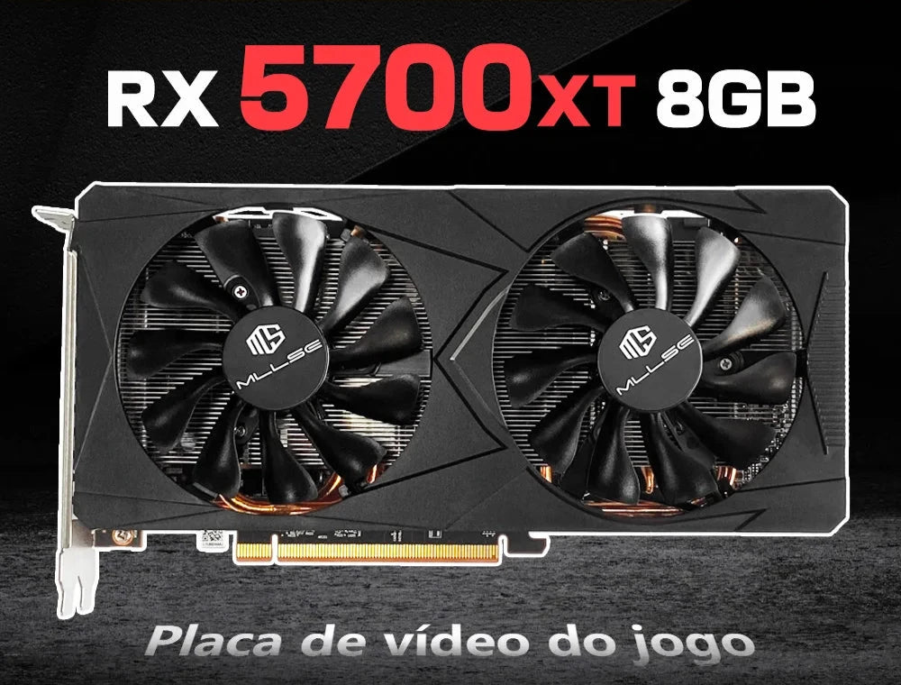 MLLSE AMD RX 5700 XT 8GB Placa De Video Graphics Card