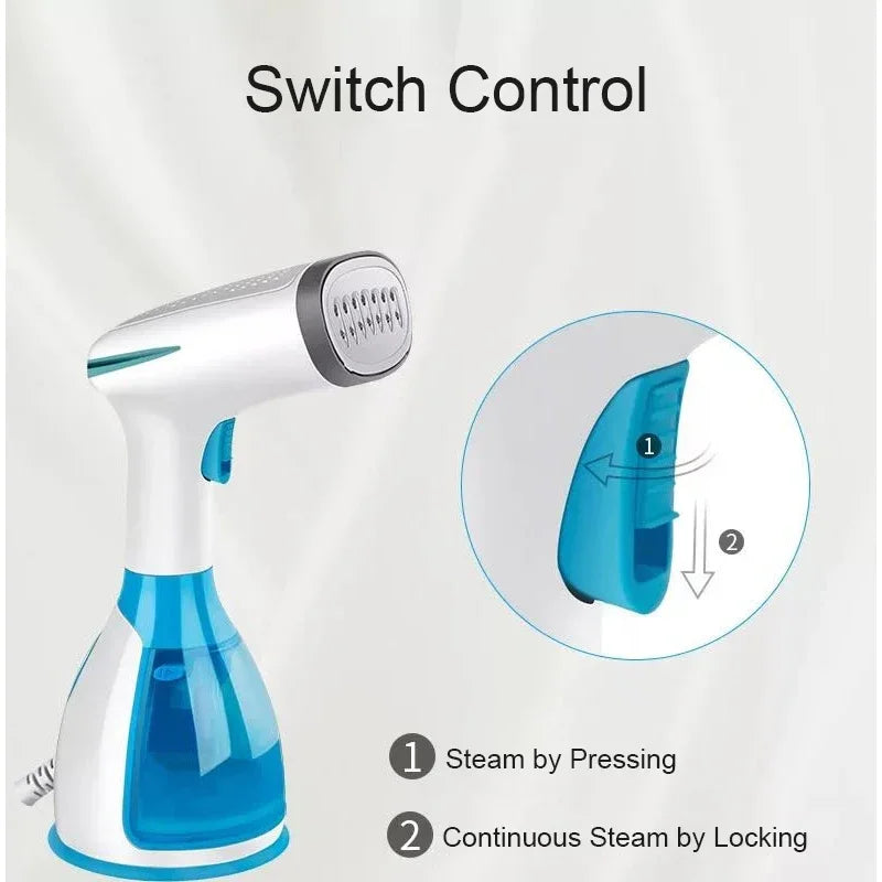 1500W Powerful 280ml Portable Fabric Steamer