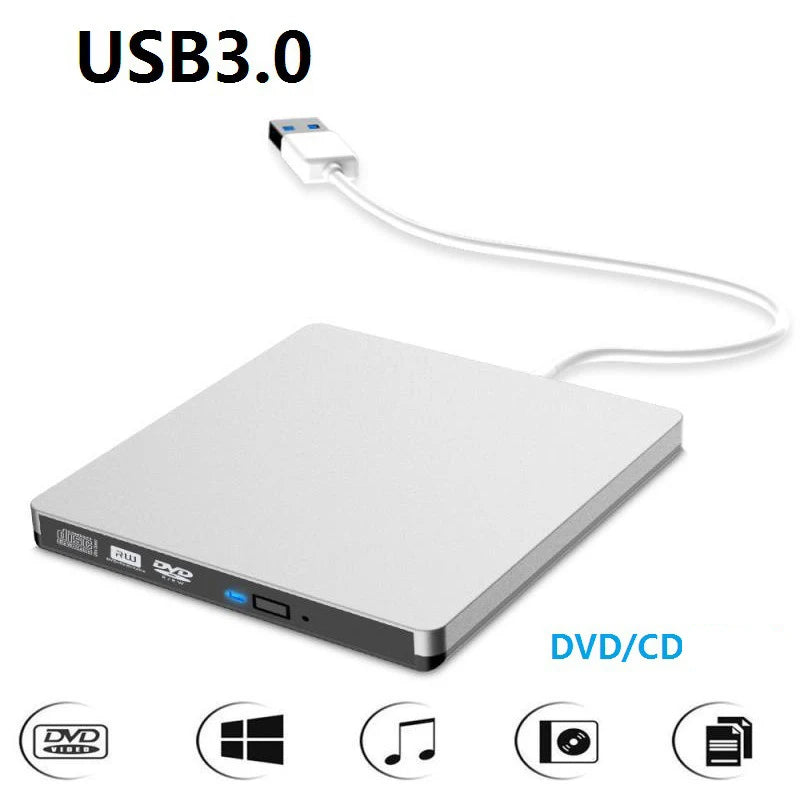 Slim DVD-RW Optical Drive Recorder for Computer Laptop PC