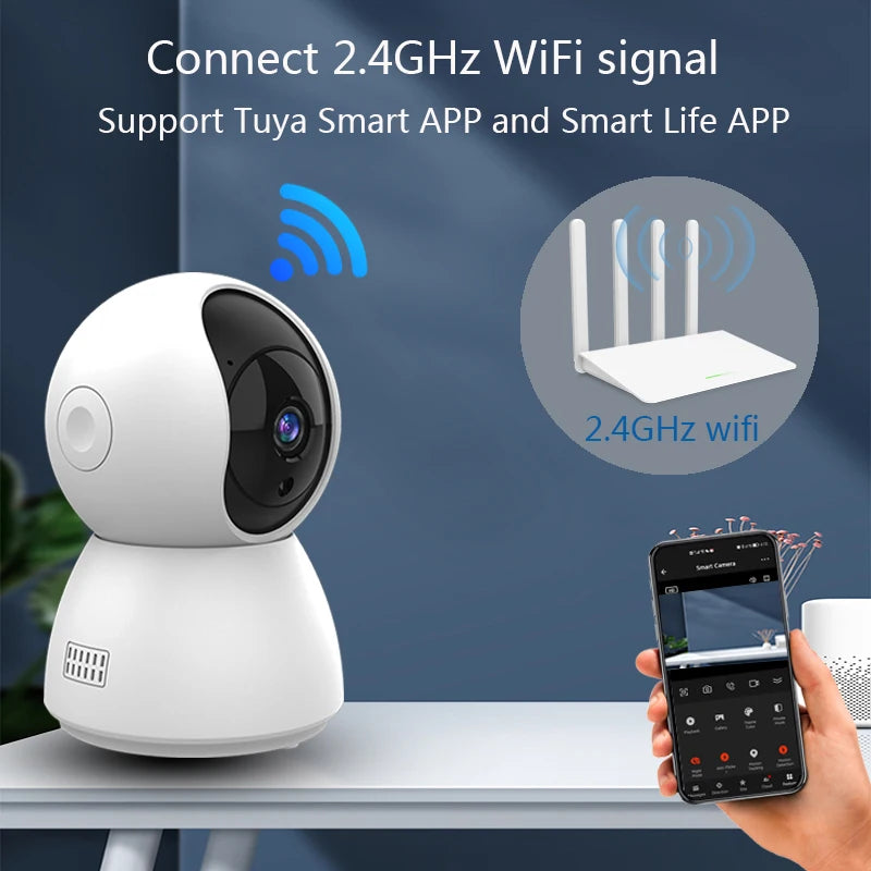 Automatic Tracking Indoor Wireless Security Home CCTV Baby Monitor