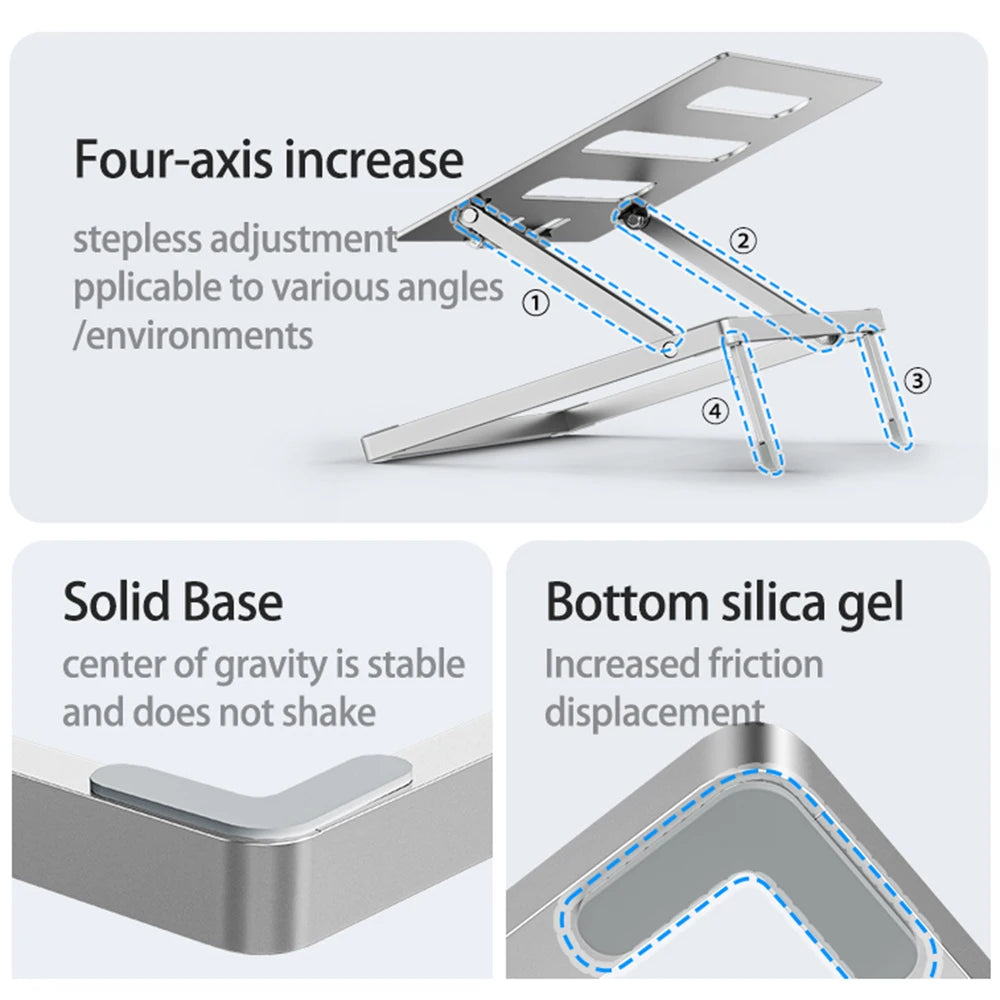 Aluminum Portable Laptop Stand High Quality Computer Stand