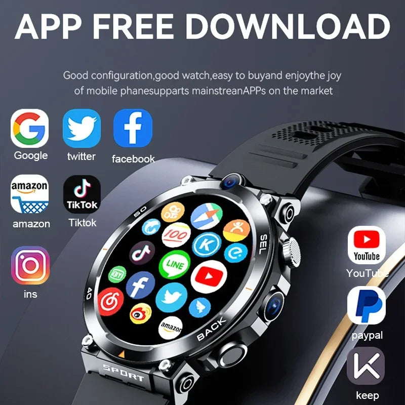 1.39-inch 4G Network SIM Card Smart Watch