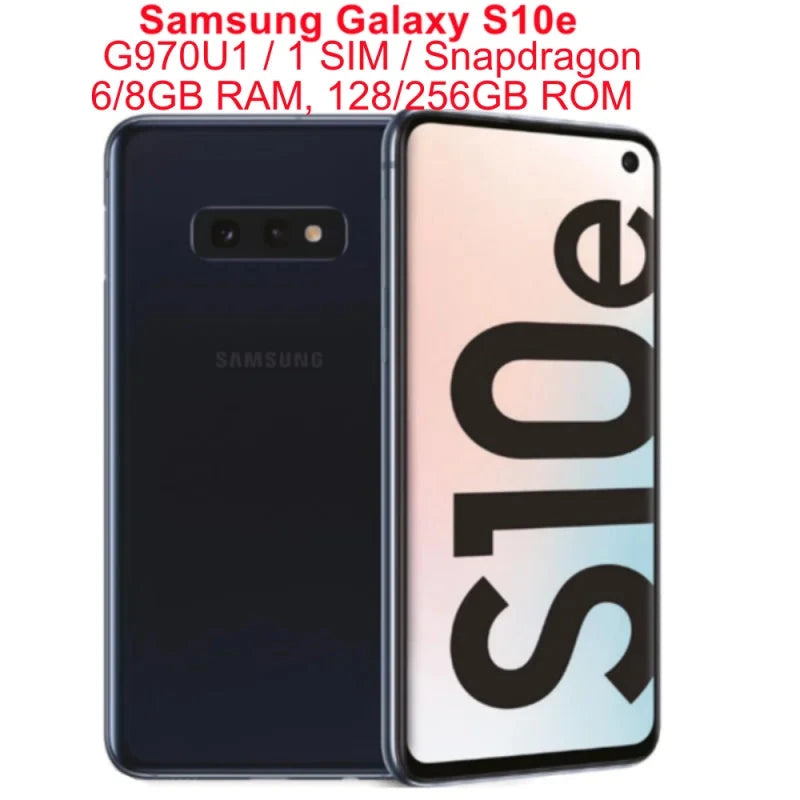 Samsung Galaxy S10e G970U1 5.8" 6/8GB RAM 128/256GB ROM