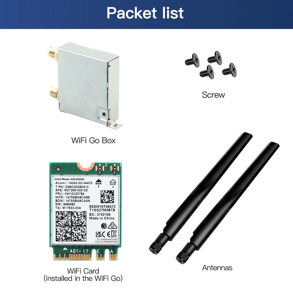 Intel AX210 ASUS WiFi Go Network Adapter