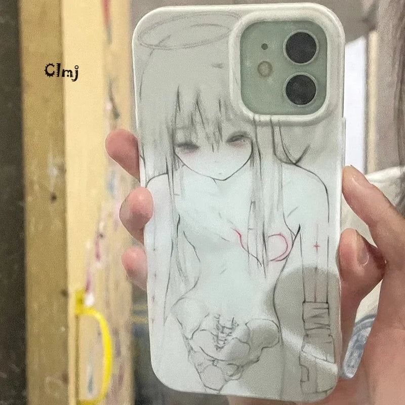 Anime Girl Phone Case For iPhone