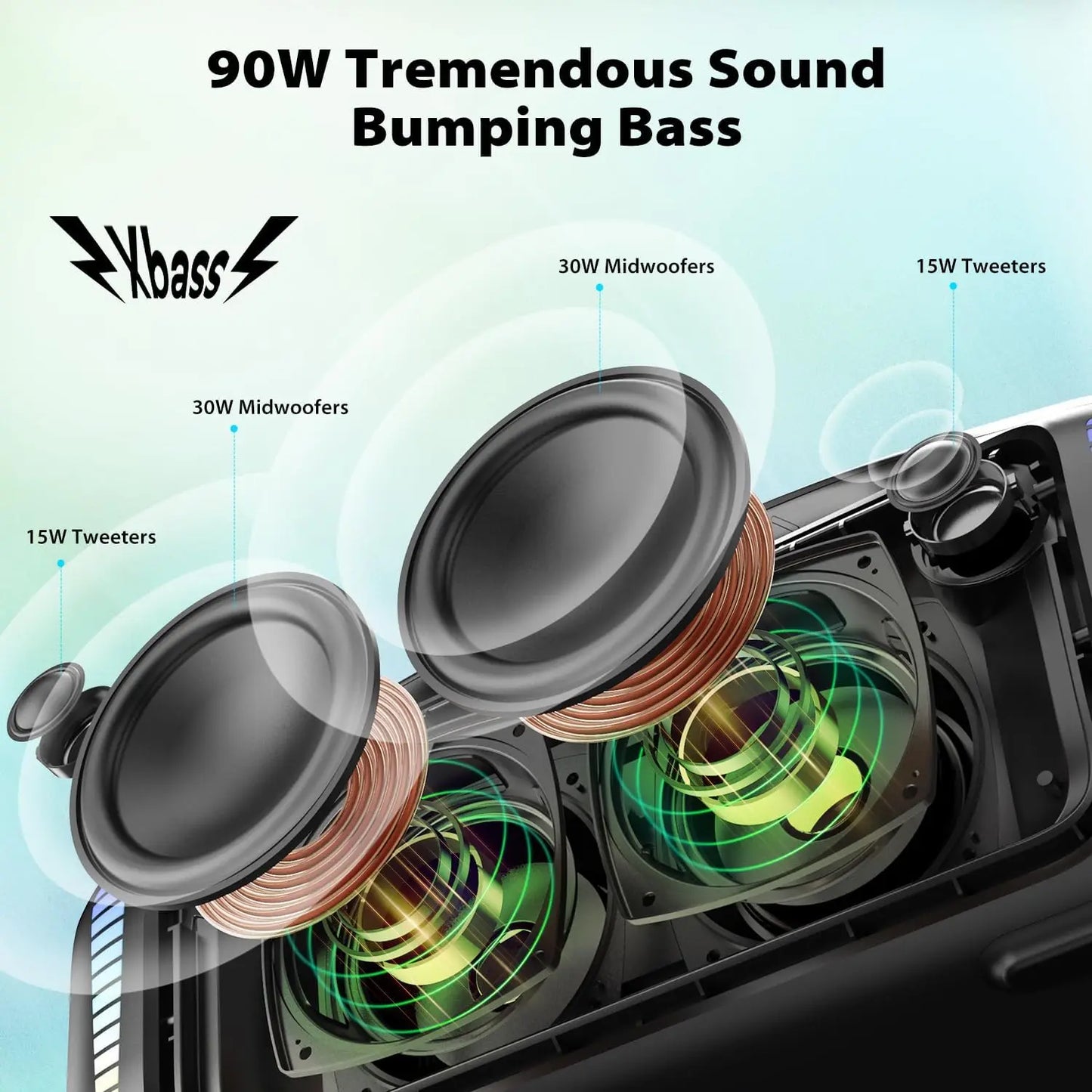 90W StormBox Blast Outdoor Wireless Speaker