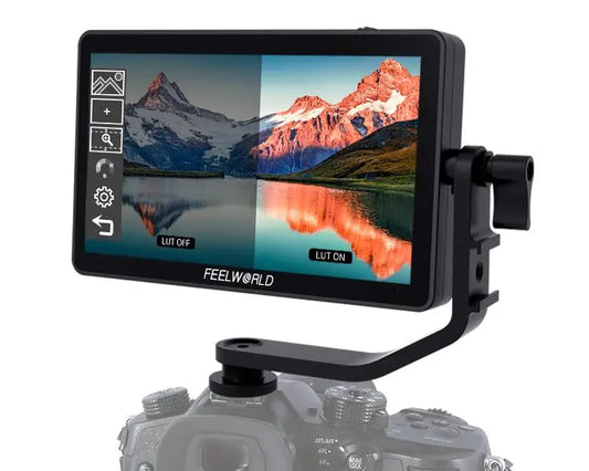 FEELWORLD F6 PLUS V2 4K Monitor 6 Inch on Camera