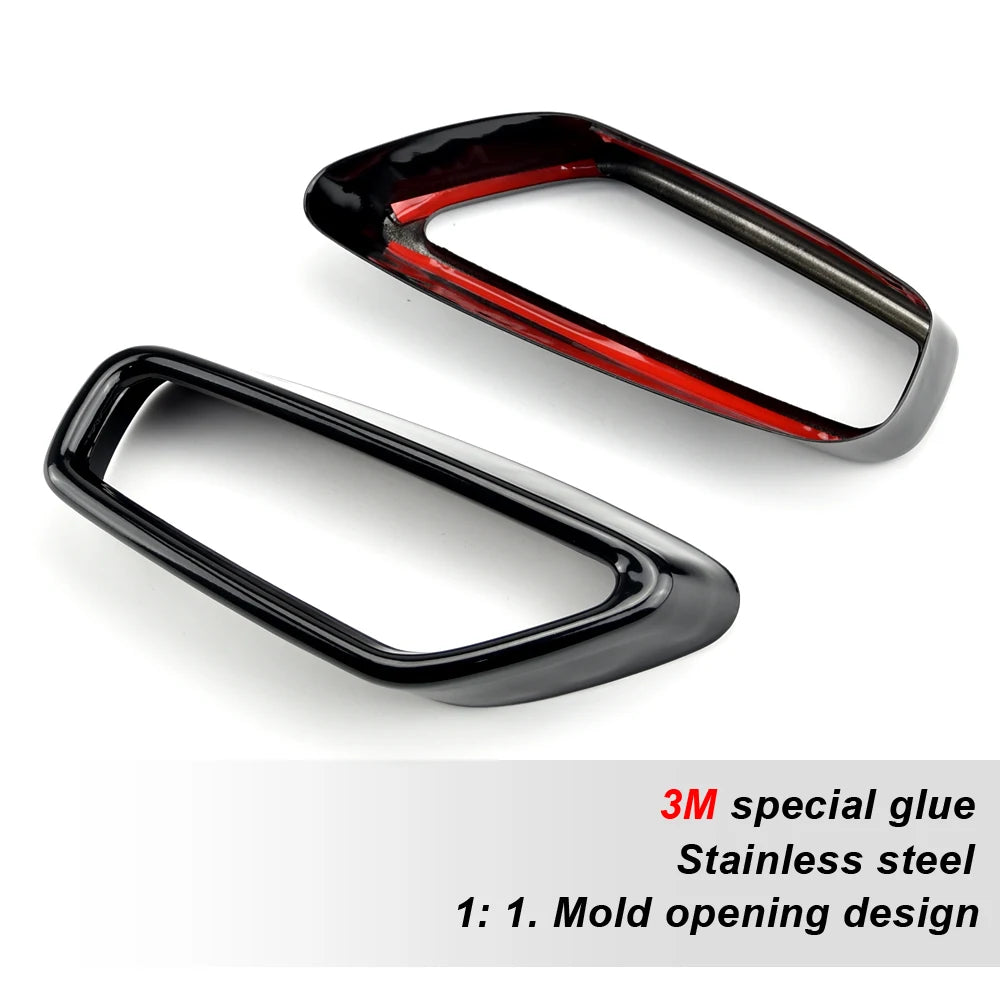 New  Stainless Steel Black Car Exhaust Pipe Cover