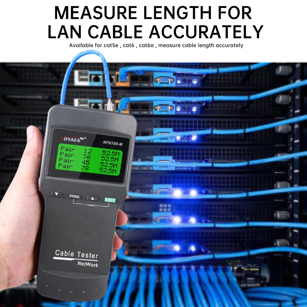 rj45 tester Measure Length Cabl Multifunctional Network Tools