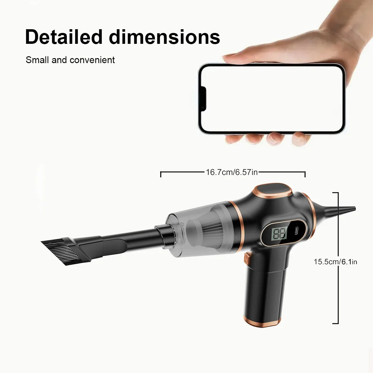 Blow-off all-in-one cordless Handheld Vacuum cleaner