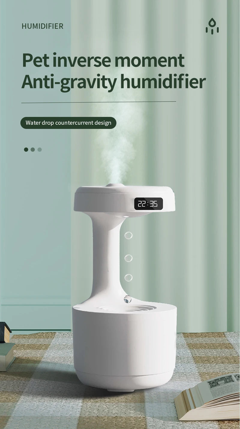 Anti-Gravity Water Drop Humidifier