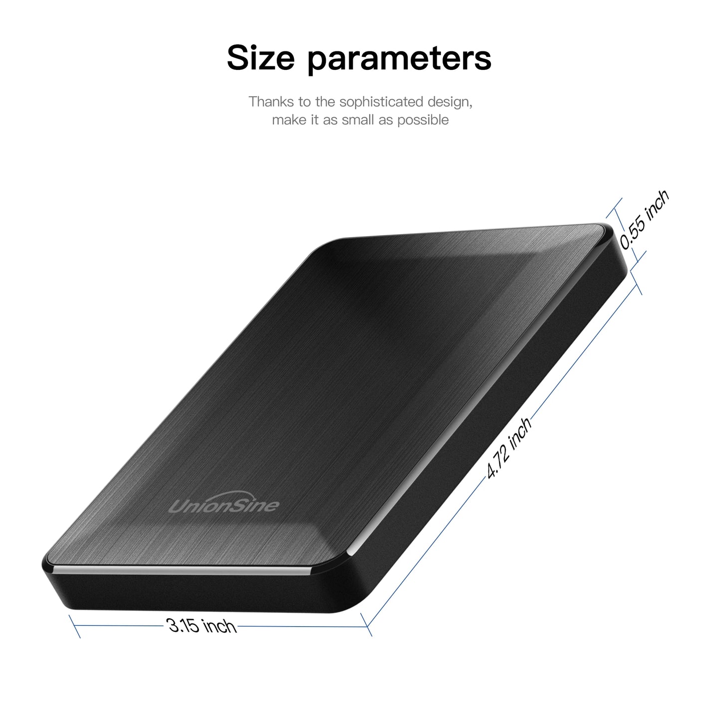 UnionSine HDD 2.5" Portable External Hard Drive