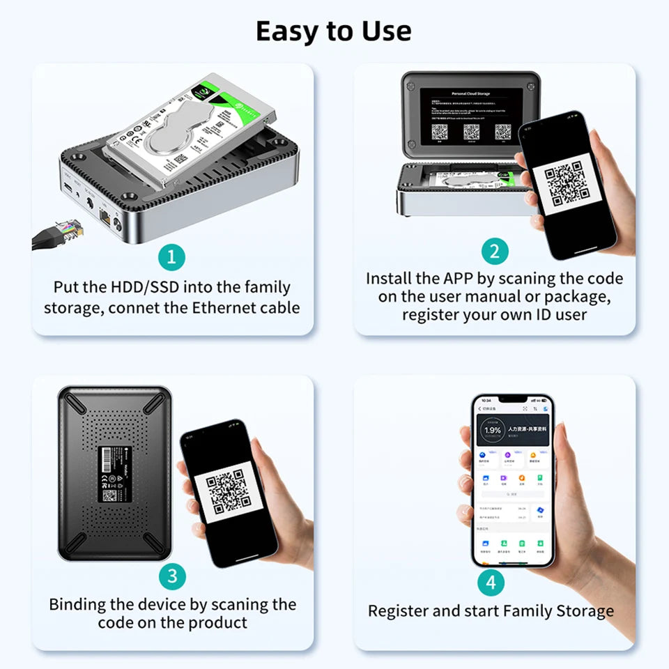 New Wireless HDD External Case Hard Disk