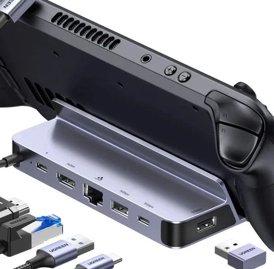 RJ45 PD100W Dock for Asus ROG Ally Nintendo Switch