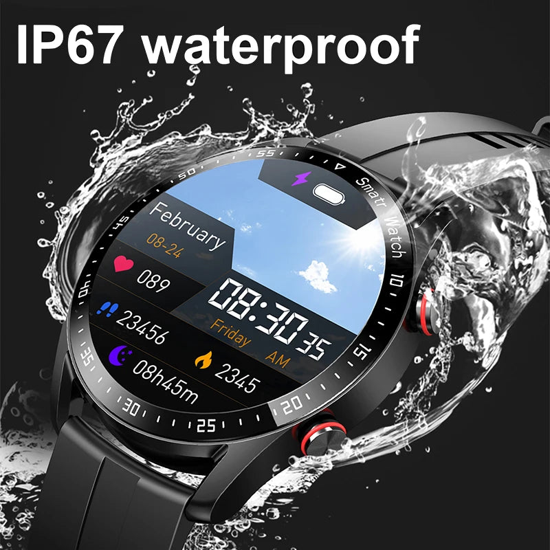 Men Laser Health Blood Pressure Fitnes Sports Watches