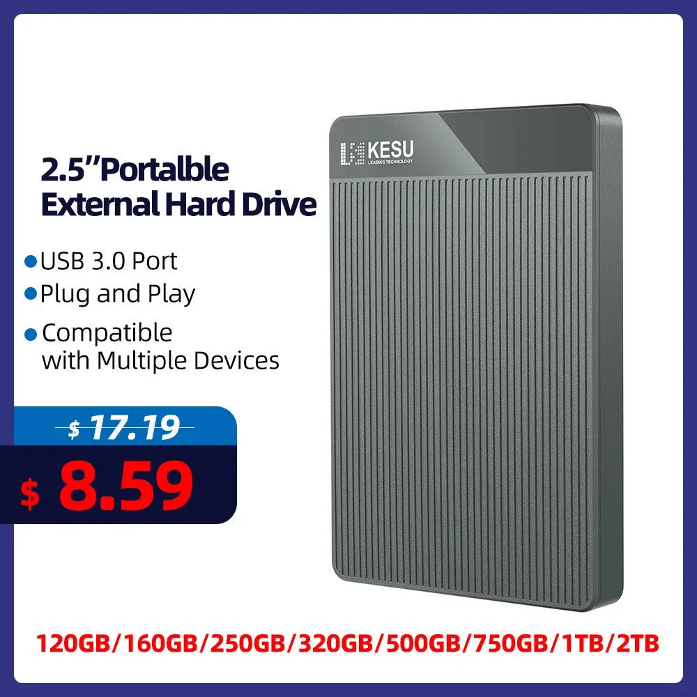 KESU Portable External Hard Drive